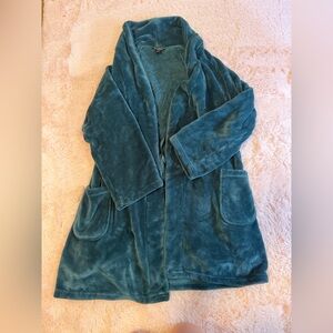 Victoria's Secret Plush Teal Robe